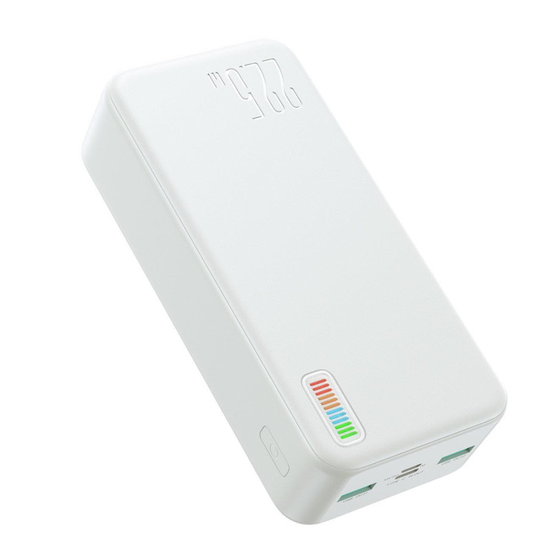 Powerbank 30000mAh Dazzling Series 22,5W balta