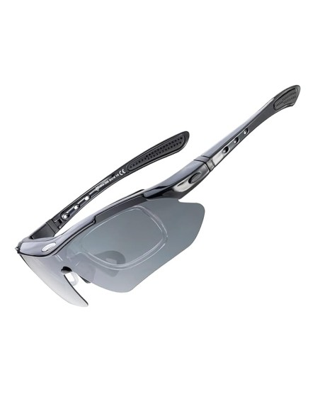 Okulary rowerowe Rockbros 10143 fotochromowe UV400 - czarne Okulary rowerowe Rockbros 10143 fotochromowe UV400 - czarne