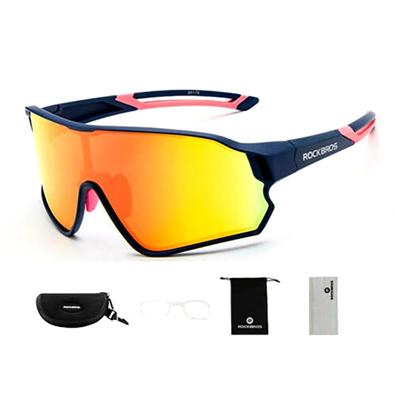 Okulary rowerowe Rockbros 10134PL polaryzujące - niebieskie Okulary rowerowe Rockbros 10134PL polaryzujące - niebieskie