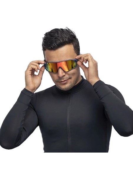 Okulary rowerowe Rockbros 10134PL polaryzujące - niebieskie Okulary rowerowe Rockbros 10134PL polaryzujące - niebieskie