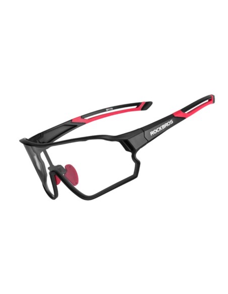 Okulary rowerowe Rockbros 10035 fotochromowe UV400 - czarno-czerwone Okulary rowerowe Rockbros 10035 fotochromowe UV400 - czarno-czerwone
