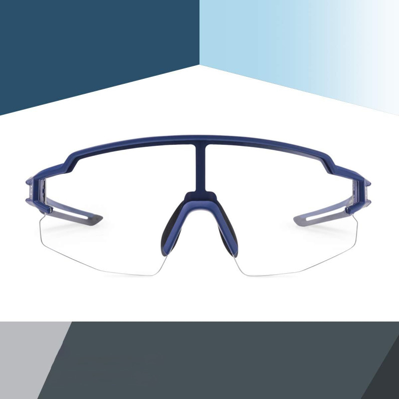 Okulary rowerowe Rockbros 10174 fotochromowe UV400 - niebieskie
