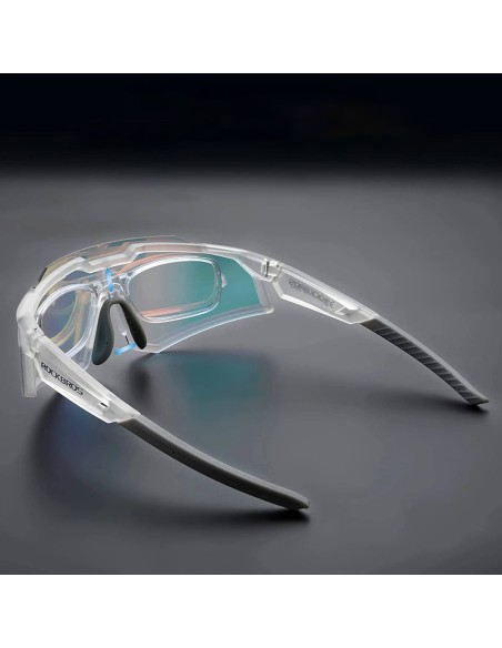 Okulary rowerowe Rockbros SP291 fotochromowe UV400 - białe Okulary rowerowe Rockbros SP291 fotochromowe UV400 - białe