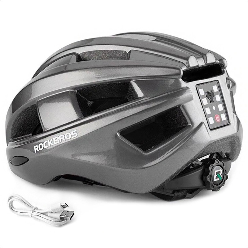 Kask rowerowy Rockbros ZK-013TI - szary
