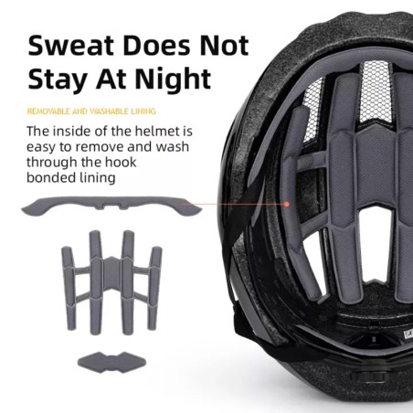 Kask rowerowy Rockbros ZK-013BK - czarny Kask rowerowy Rockbros ZK-013BK - czarny