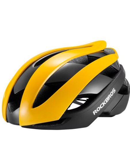 Kask rowerowy Rockbros 10110004005 rozmiar L - żółto-czarny Kask rowerowy Rockbros 10110004005 rozmiar L - żółto-czarny
