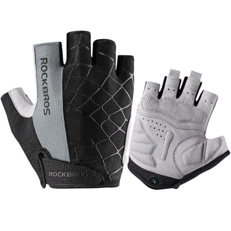 Rękawiczki rowerowe Rockbros S109GR rozmiar L - szare Rękawiczki rowerowe Rockbros S109GR rozmiar L - szare