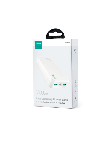 Powerbank 30000mAh Dazzling Series 22,5W balta Powerbank 30000mAh Dazzling Series 22,5W balta