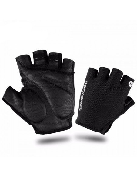 Rękawiczki rowerowe Rockbros S106BK rozmiar L - czarne Rękawiczki rowerowe Rockbros S106BK rozmiar L - czarne