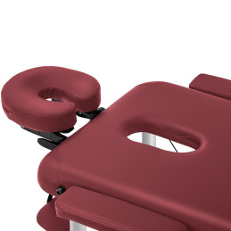 Bordeaux Red nešiojamas sulankstomas masažinis lovos staliukas iki 180 kg raudonas