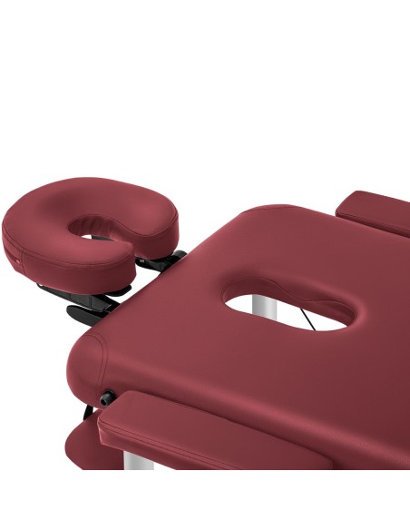 Bordeaux Red nešiojamas sulankstomas masažinis lovos staliukas iki 180 kg raudonas Bordeaux Red nešiojamas sulankstomas masažinis lovos staliukas iki 180 kg raudonas