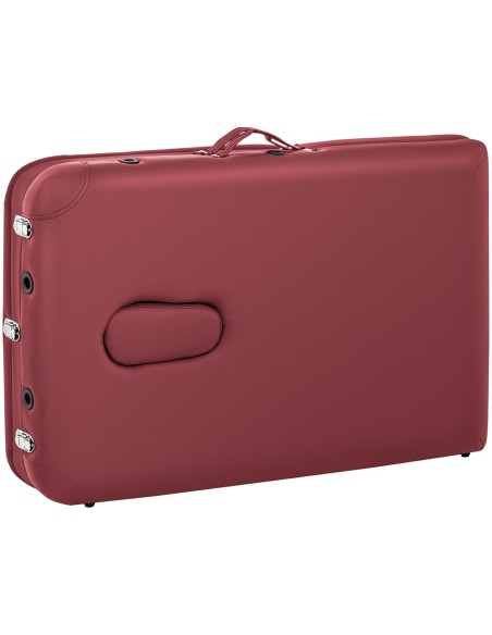 Bordeaux Red nešiojamas sulankstomas masažinis lovos staliukas iki 180 kg raudonas Bordeaux Red nešiojamas sulankstomas masažinis lovos staliukas iki 180 kg raudonas