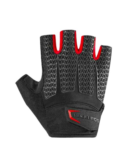 Rękawiczki rowerowe Rockbros S169BR XL z wkładkami żelowymi - czarno-czerwone Rękawiczki rowerowe Rockbros S169BR XL z wkładkami żelowymi - czarno-czerwone