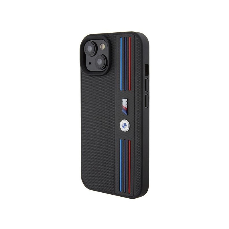 Etui BMW Tricolor M Collection na iPhone 15 - czarne