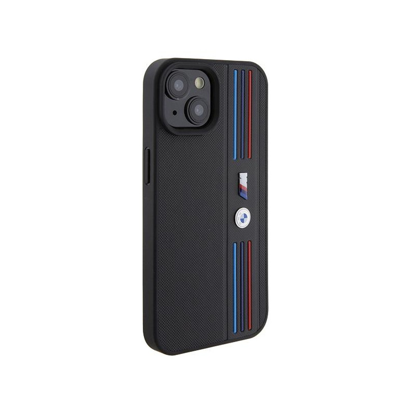 Etui BMW Tricolor M Collection na iPhone 15 - czarne