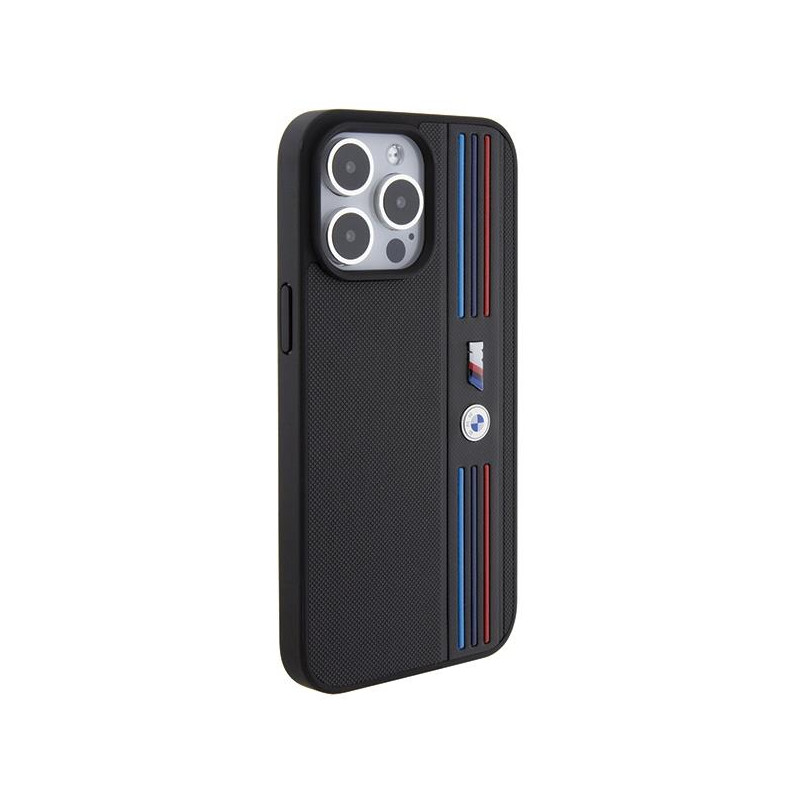 Etui BMW Tricolor M Collection na iPhone 15 Pro Max - czarne