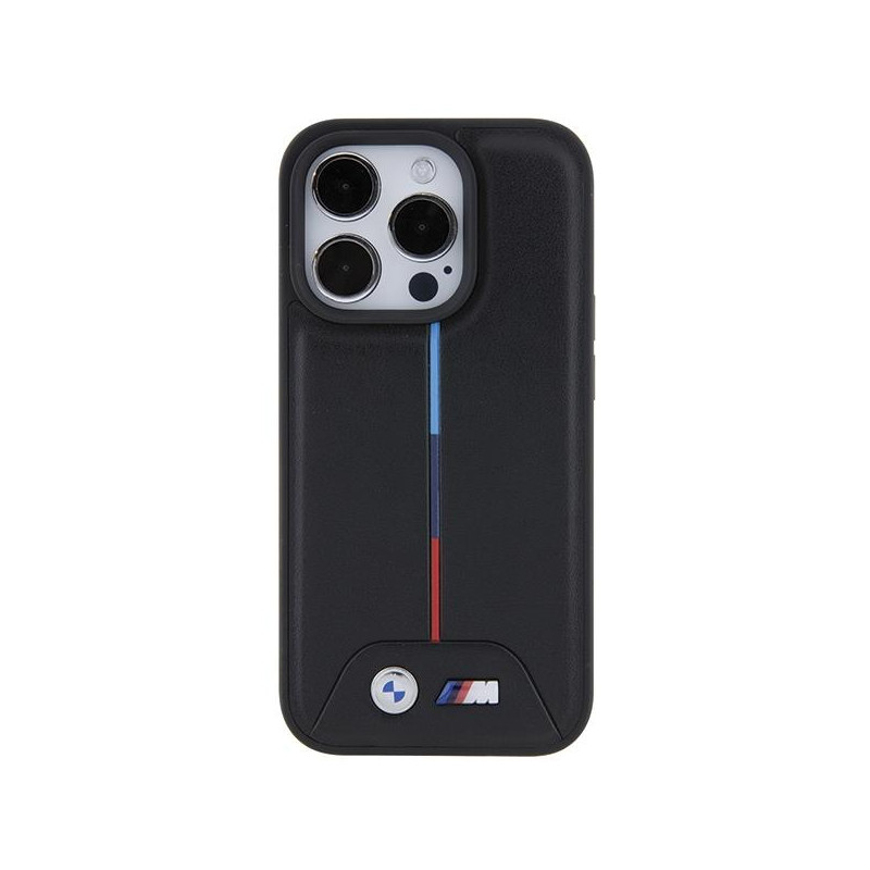 Etui BMW Quilted Tricolor na iPhone 15 Pro Max - czarne