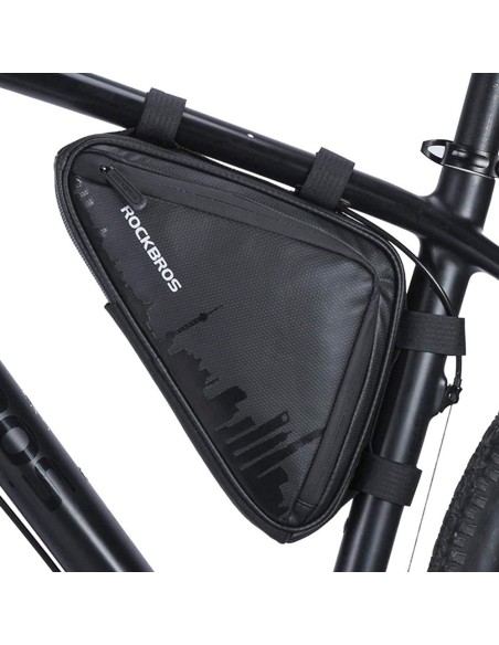 Torba rowerowa Rockbros B39-2 wodoodporna na ramę - czarna Torba rowerowa Rockbros B39-2 wodoodporna na ramę - czarna
