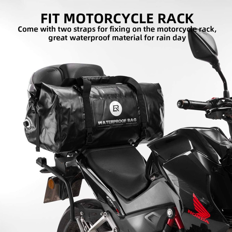 Torba motocyklowa Rockbros AS-005BK wodoodporna - czarna