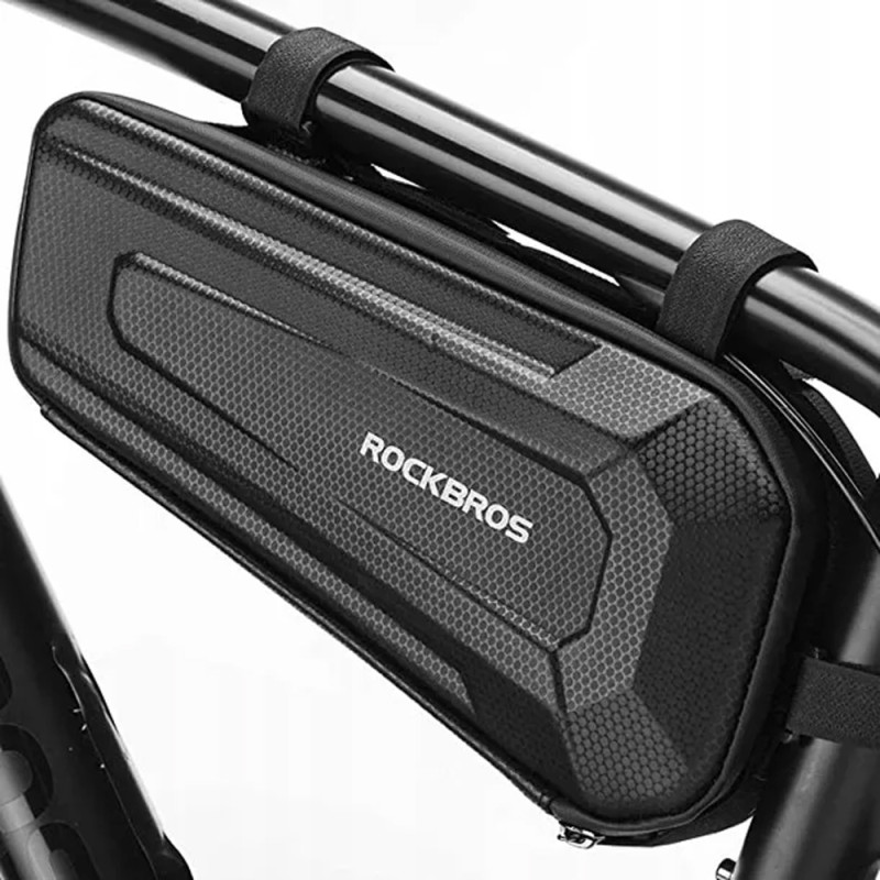 Torba rowerowa Rockbros B67 wodoodporna na ramę - czarna Torba rowerowa Rockbros B67 wodoodporna na ramę - czarna