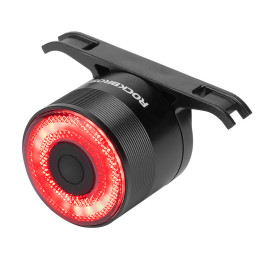 Lampa rowerowa Rockbros Q3 tylna z inteligentnym systemem stop - czarna