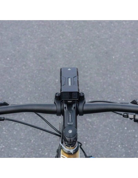 Lampka rowerowa Rockbros 24310002001 850 lm z funkcją powerbanku + kabel USB-C - USB-A - czarna Lampka rowerowa Rockbros 24310002001 850 lm z funkcją powerbanku + kabel USB-C - USB-A - czarna