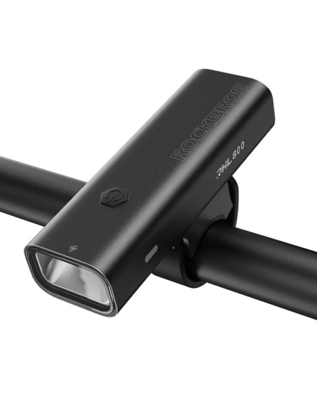 Lampka rowerowa przednia Rockbros 24710012001 800 lm + kabel USB-C - USB-A - czarna Lampka rowerowa przednia Rockbros 24710012001 800 lm + kabel USB-C - USB-A - czarna