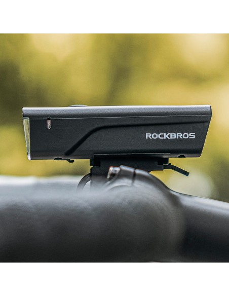 Lampka rowerowa przednia Rockbros 24510003001 260 lm + kabel USB-C - USB-A - czarna Lampka rowerowa przednia Rockbros 24510003001 260 lm + kabel USB-C - USB-A - czarna