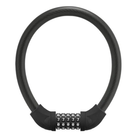 Zapięcie rowerowe Rockbros RKS570-BK na szyfr - czarne Zapięcie rowerowe Rockbros RKS570-BK na szyfr - czarne