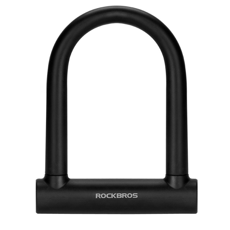 Zapięcie rowerowe Rockbros RKS610-BK U-lock - czarne Zapięcie rowerowe Rockbros RKS610-BK U-lock - czarne