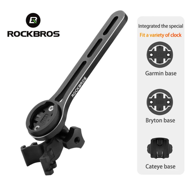 Uchwyt rowerowy Rockbros 29210005002 Garmin Bryton Cateye na kierownicę - czarny