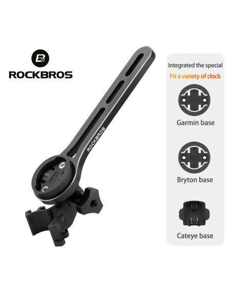 Uchwyt rowerowy Rockbros 29210005002 Garmin Bryton Cateye na kierownicę - czarny Uchwyt rowerowy Rockbros 29210005002 Garmin Bryton Cateye na kierownicę - czarny