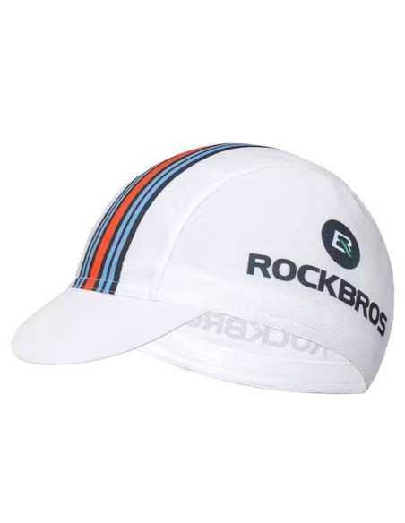 Czapka kolarska Rockbros MZ10022 z daszkiem - biała Czapka kolarska Rockbros MZ10022 z daszkiem - biała