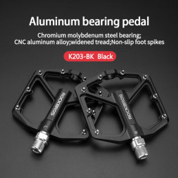 Zestaw pedałów rowerowych Rockbros K203-BK - czarny