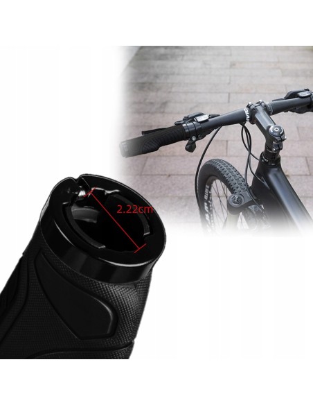 Gripy rowerowe Rockbros BT1802BK - czarne Gripy rowerowe Rockbros BT1802BK - czarne