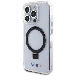 Etui BMW Ring Stand M Collection MagSafe na iPhone 15 Pro Max - przezroczyste