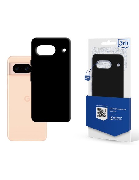Etui 3mk Matt Case na Google Pixel 8A 5G - czarne Etui 3mk Matt Case na Google Pixel 8A 5G - czarne