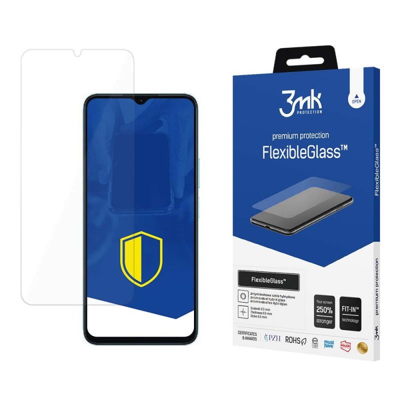 Szkło hybrydowe 3mk FlexibleGlass™ na Honor X6A Szkło hybrydowe 3mk FlexibleGlass™ na Honor X6A