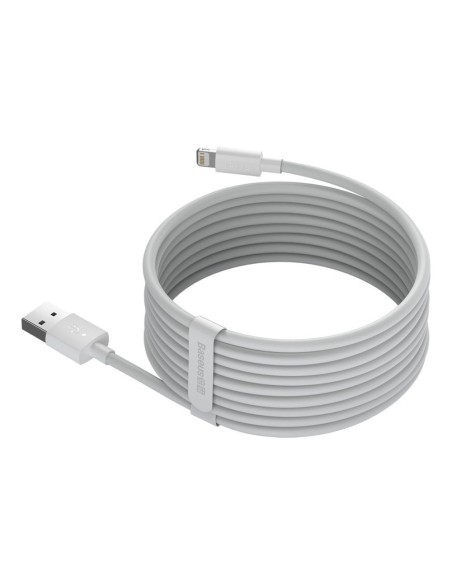 2x USB laidas Iphone žaibiškas greitas įkrovimas Maitinimo tiekimas 1,5 m baltas 2x USB laidas Iphone žaibiškas greitas įkrovimas Maitinimo tiekimas 1,5 m baltas