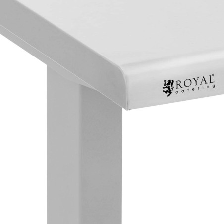 Gastronominis plieno stalas su reguliuojamu aukščiu 96 x 60 x 71,5-117 cm Gastronominis plieno stalas su reguliuojamu aukščiu 96 x 60 x 71,5-117 cm