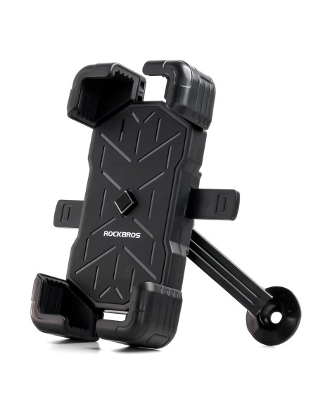 Uchwyt na telefon Rockbros 25210030007 do motocyklu - czarny Uchwyt na telefon Rockbros 25210030007 do motocyklu - czarny