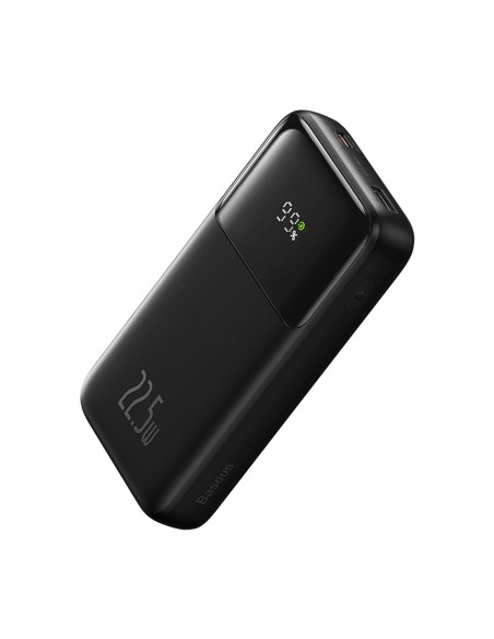Powerbank Baseus Comet Series z wyświetlaczem 10000mAh 22.5W - czarny + kabel USB-A / USB-C