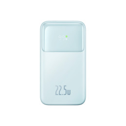 Powerbank Baseus Comet Series z wyświetlaczem 20000mAh 22.5W - niebieski + kabel USB-A / USB-C