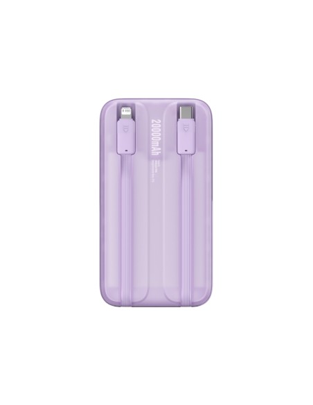 Powerbank Baseus Comet Series z wyświetlaczem 20000mAh 22.5W - fioletowy + kabel USB-A / USB-C Powerbank Baseus Comet Series z wyświetlaczem 20000mAh 22.5W - fioletowy + kabel USB-A / USB-C