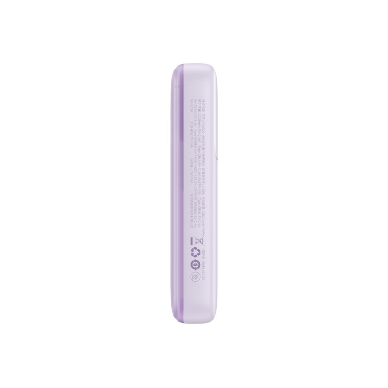 Powerbank Baseus Comet Series z wyświetlaczem 20000mAh 22.5W - fioletowy + kabel USB-A / USB-C