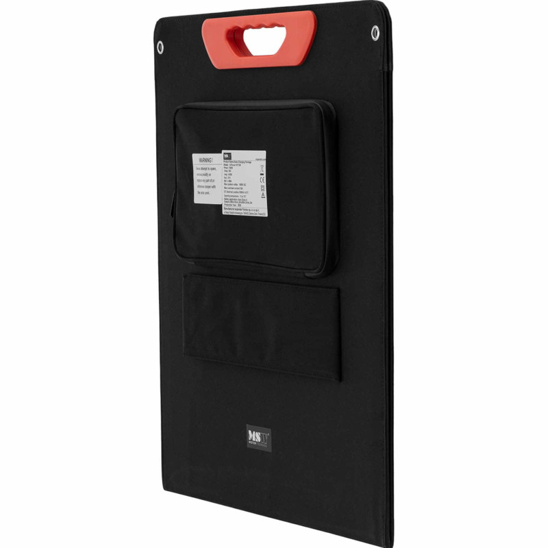 Saulės įkroviklis saulės skydelis sulankstomas turistinis kempingas 2 x USB 100 W