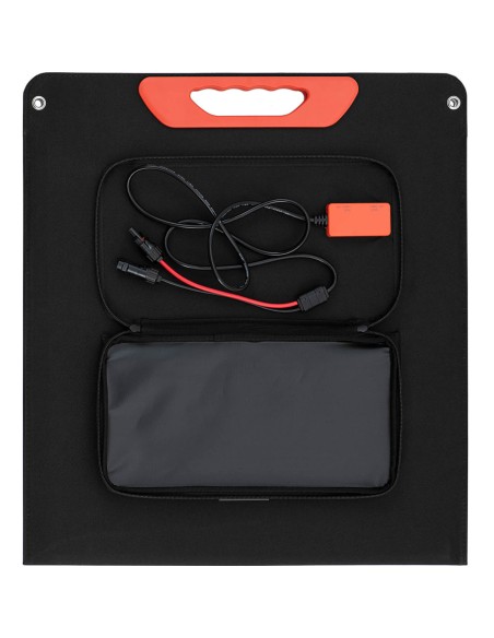 Saulės įkroviklis saulės skydelis sulankstomas turistinis kempingas 2 x USB 100 W