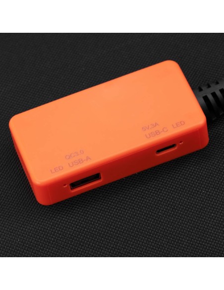 Saulės įkroviklis saulės skydelis sulankstomas turistinis kempingas 2 x USB 100 W