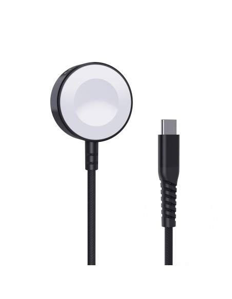Ładowarka bezprzewodowa Choetech T319 MFI o mocy 5W, do Apple Watch + kabel USB-C - czarna Ładowarka bezprzewodowa Choetech T319 MFI o mocy 5W, do Apple Watch + kabel USB-C - czarna