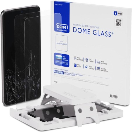 Szkło hartowane Whitestone Dome Glass na Google Pixel 8 Pro - 2 szt. Szkło hartowane Whitestone Dome Glass na Google Pixel 8 Pro - 2 szt.